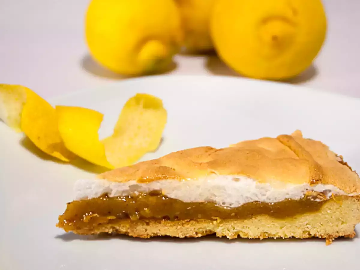 Zitronenbaiser Torte