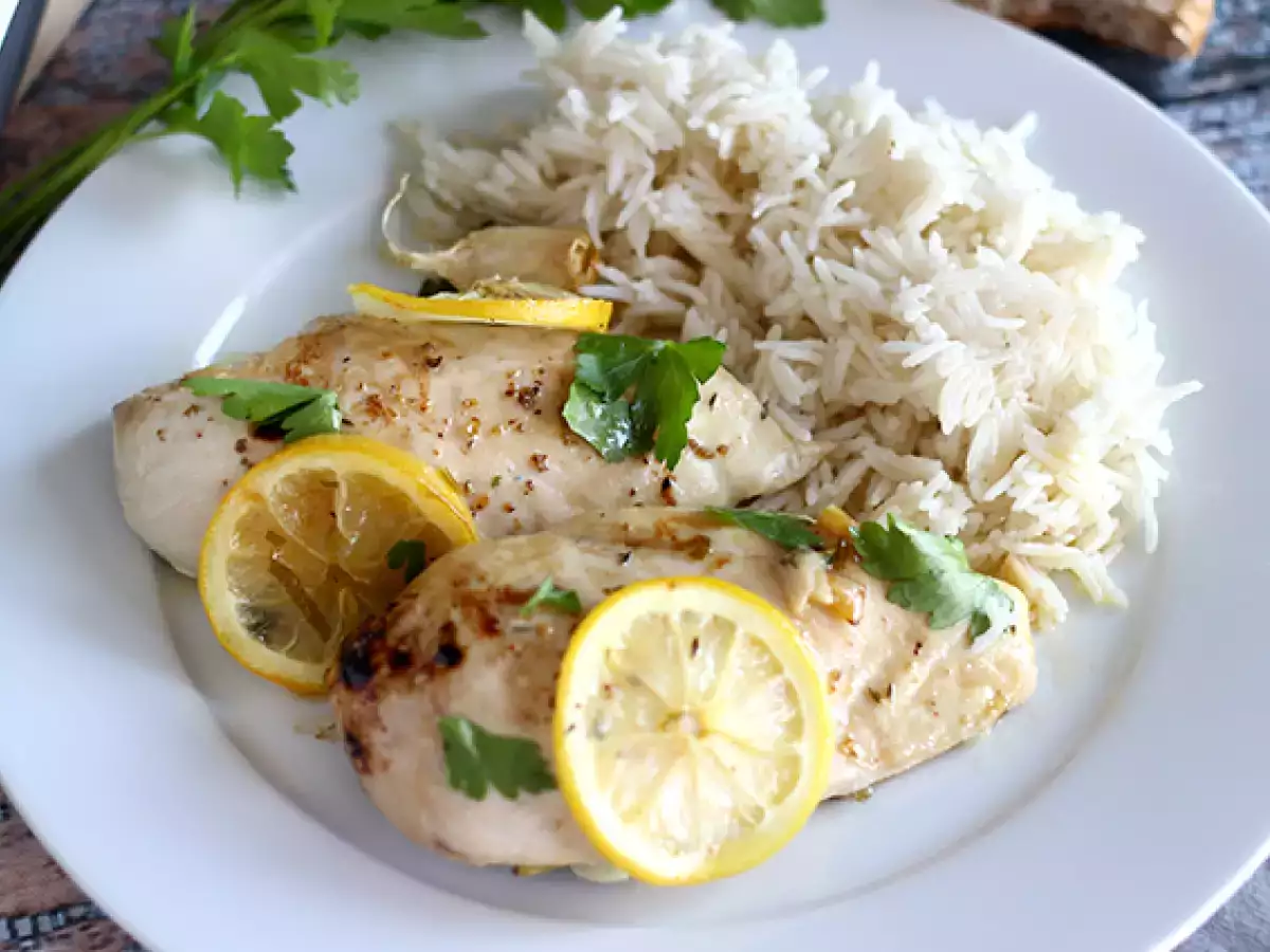 Zitronenhähnchen aus dem Ofen - foto 2