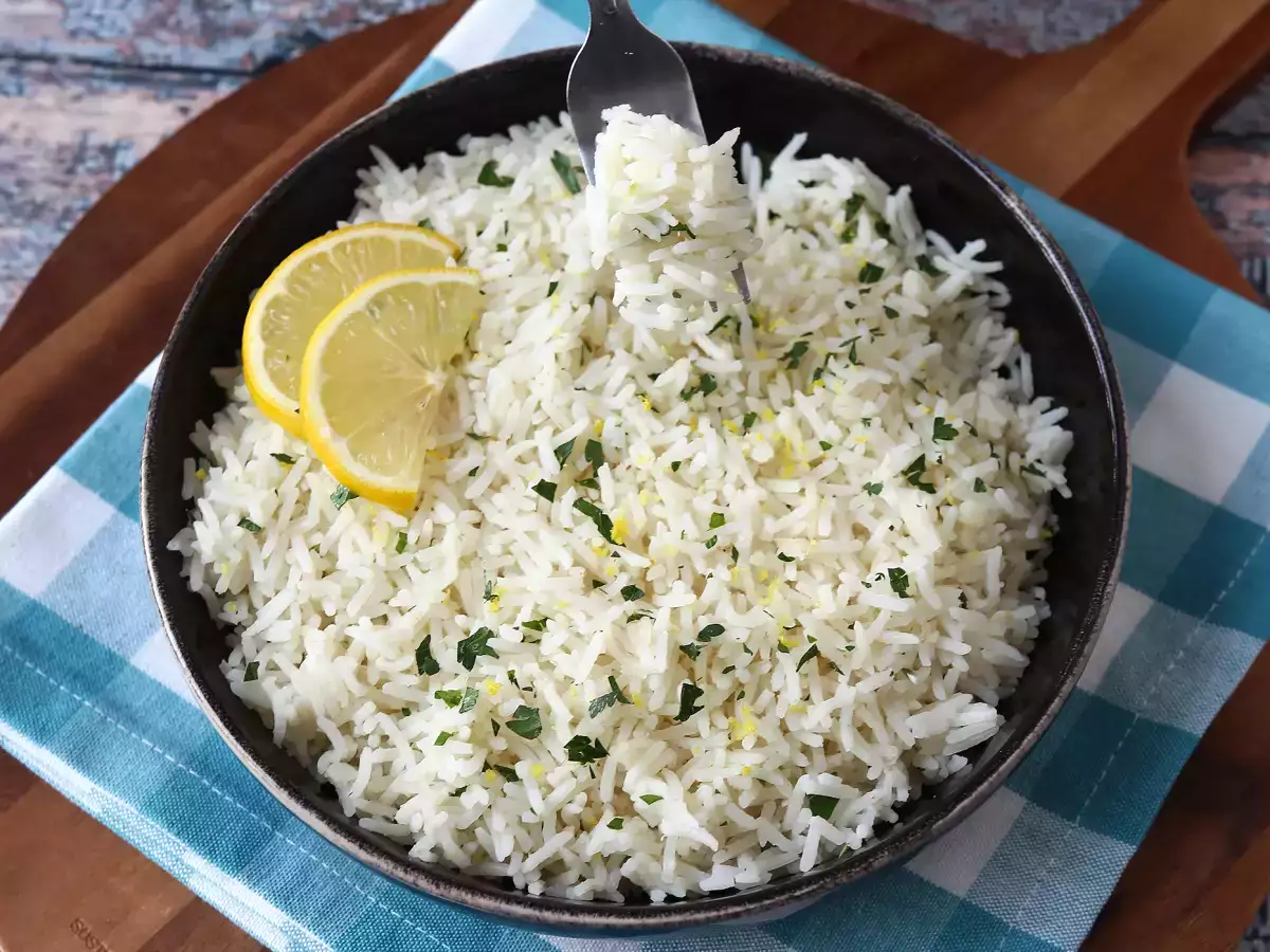 Zitronenreis : einfache Beilage zu Fisch und Hähnchen - foto 4