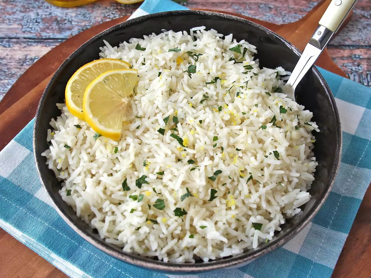 Zitronenreis : einfache Beilage zu Fisch und Hähnchen - foto 5