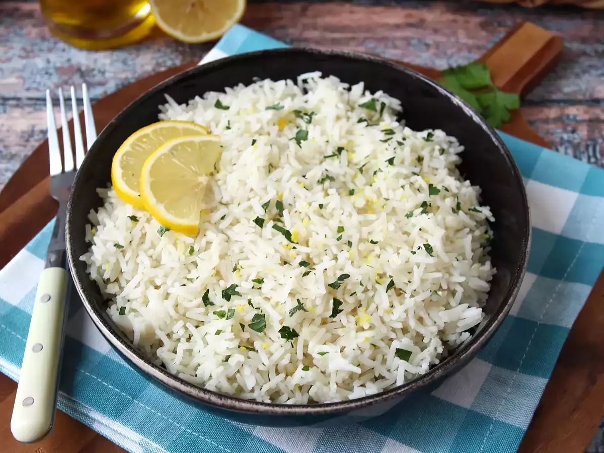 Zitronenreis : einfache Beilage zu Fisch und Hähnchen - foto 7