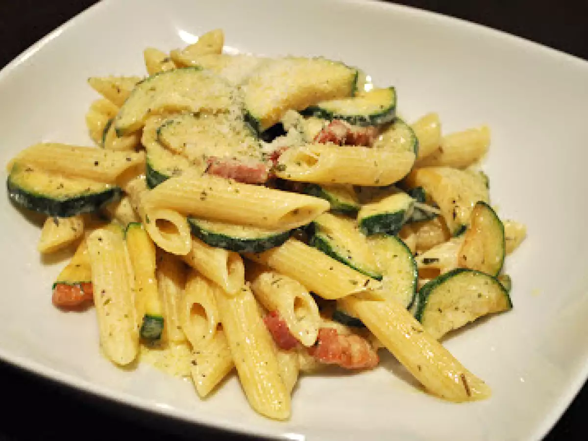 Zucchini-Carbonara