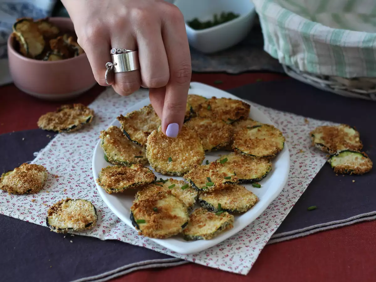 Zucchini-Chips aus der Heißluftfritteuse - foto 3
