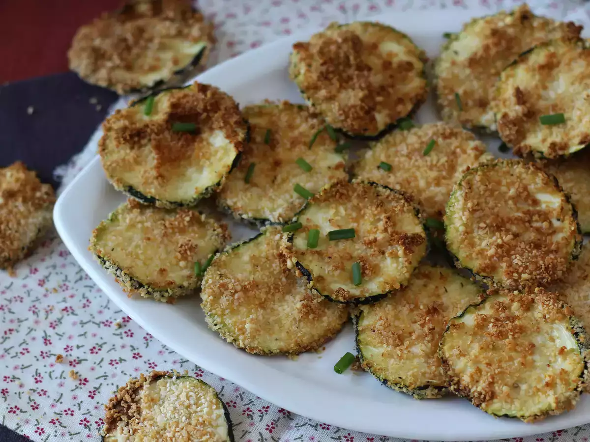 Zucchini-Chips aus der Heißluftfritteuse - foto 4