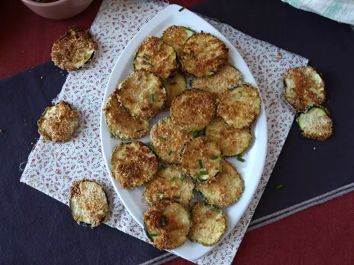 Zucchini-Chips mit Air Fryer - foto 2