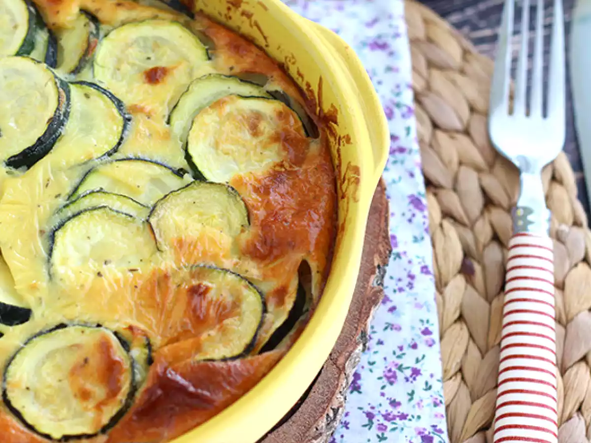 Zucchini-Clafoutis mit Ziegenkäse - foto 3