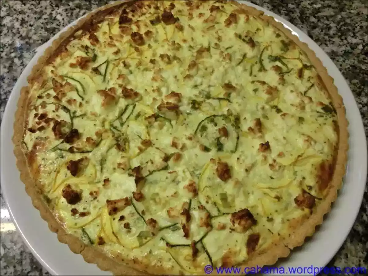 Zucchini-Feta-Quiche
