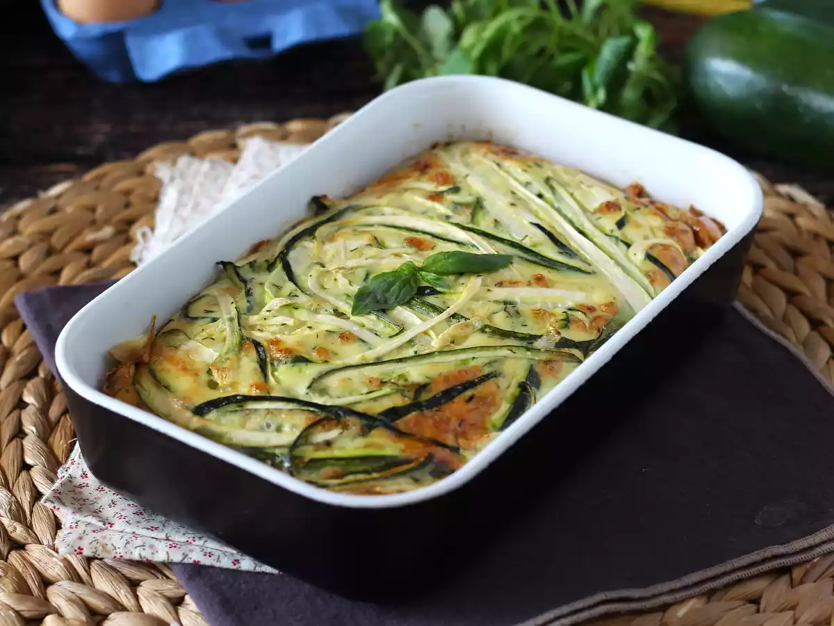 Rezept für zucchini-frittata Rezept für zucchini-frittata