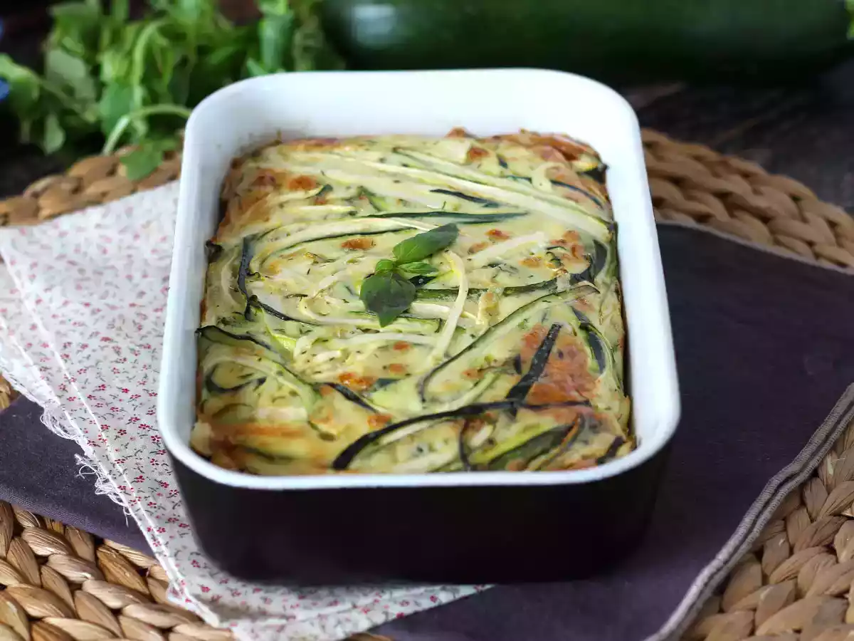 Rezept für zucchini-frittata Rezept für zucchini-frittata