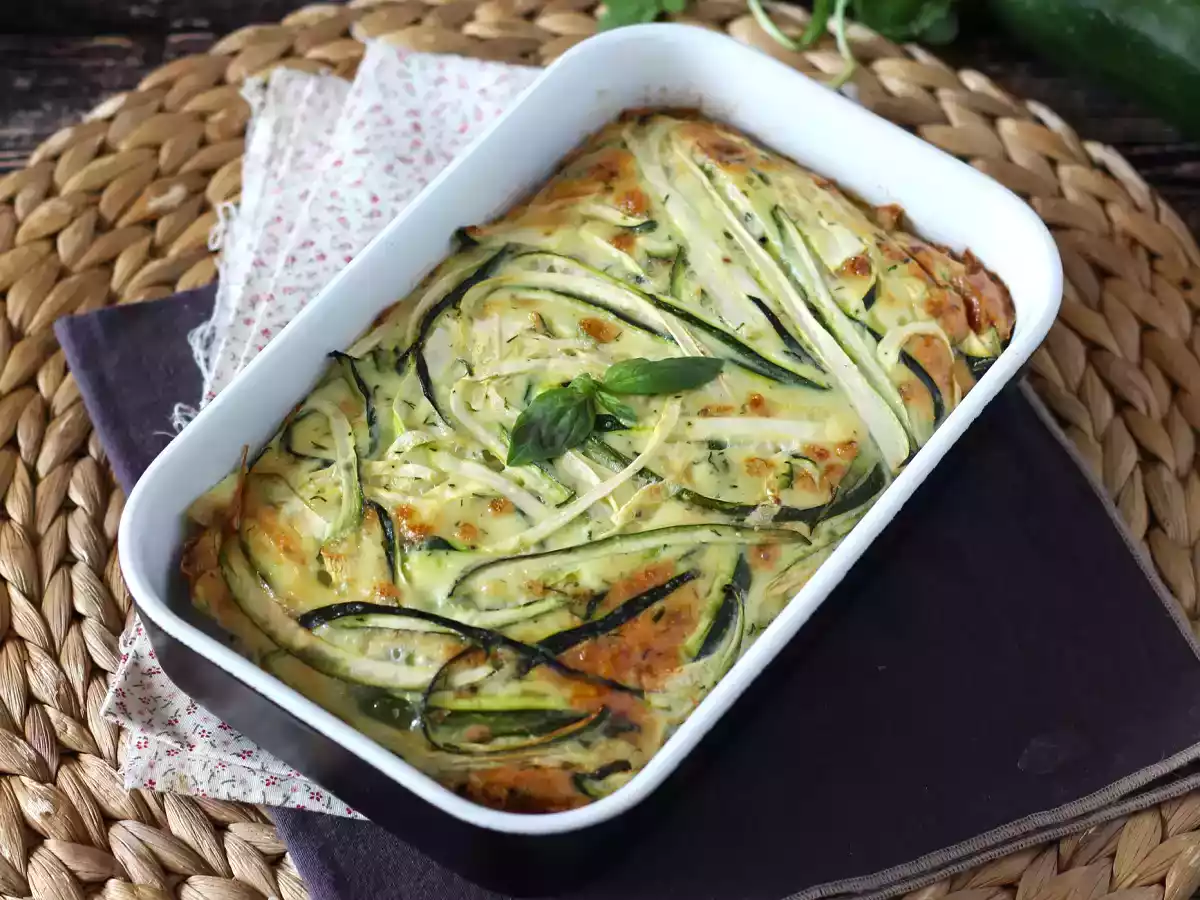 Rezept für zucchini-frittata Rezept für zucchini-frittata