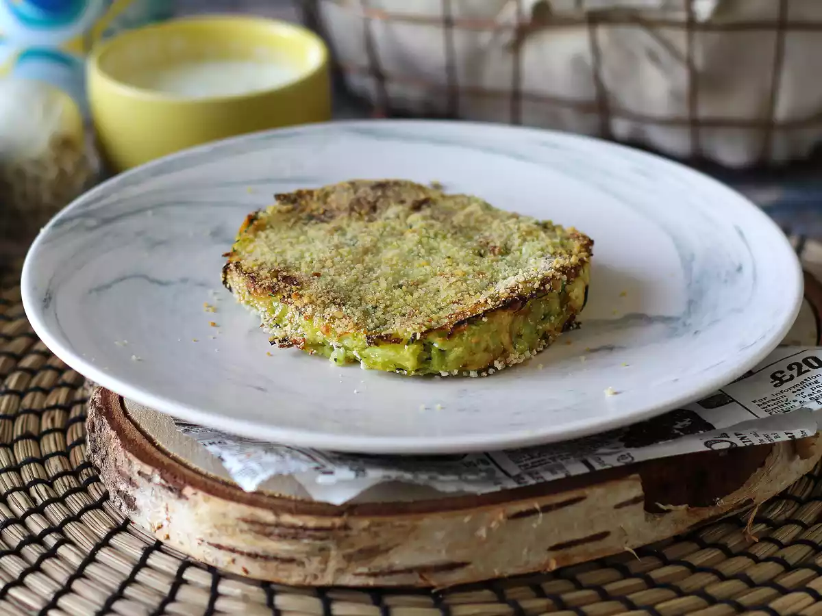 Zucchini-Kartoffel-Burger aus der Fritteuse - foto 4