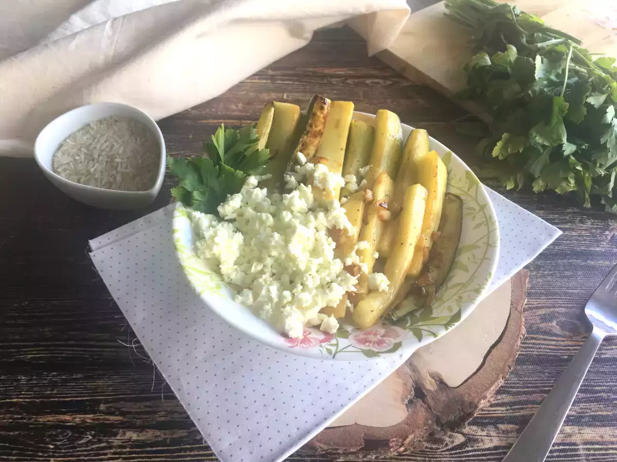 Zucchini mit Zitrone und Feta - foto 4