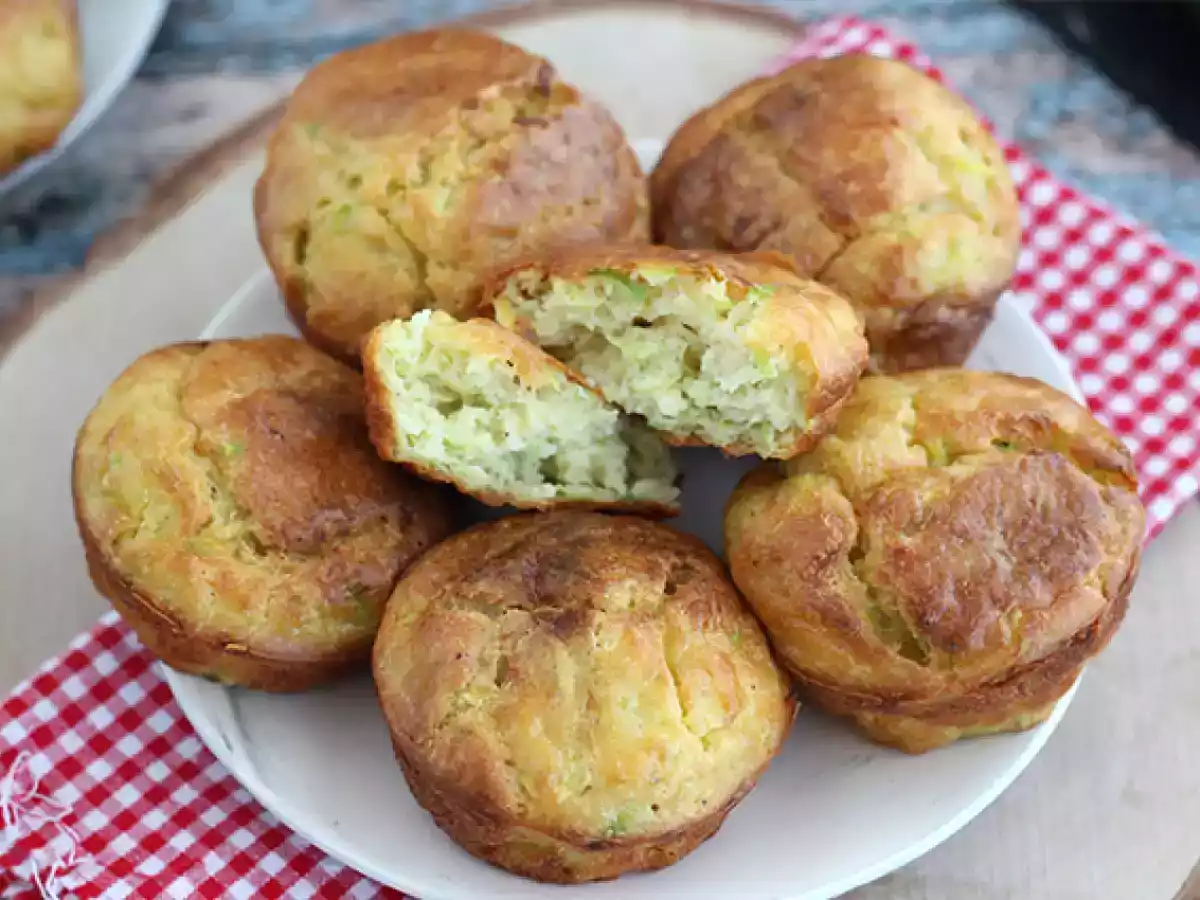 Zucchini-Ziegenkäse-Muffins - foto 4