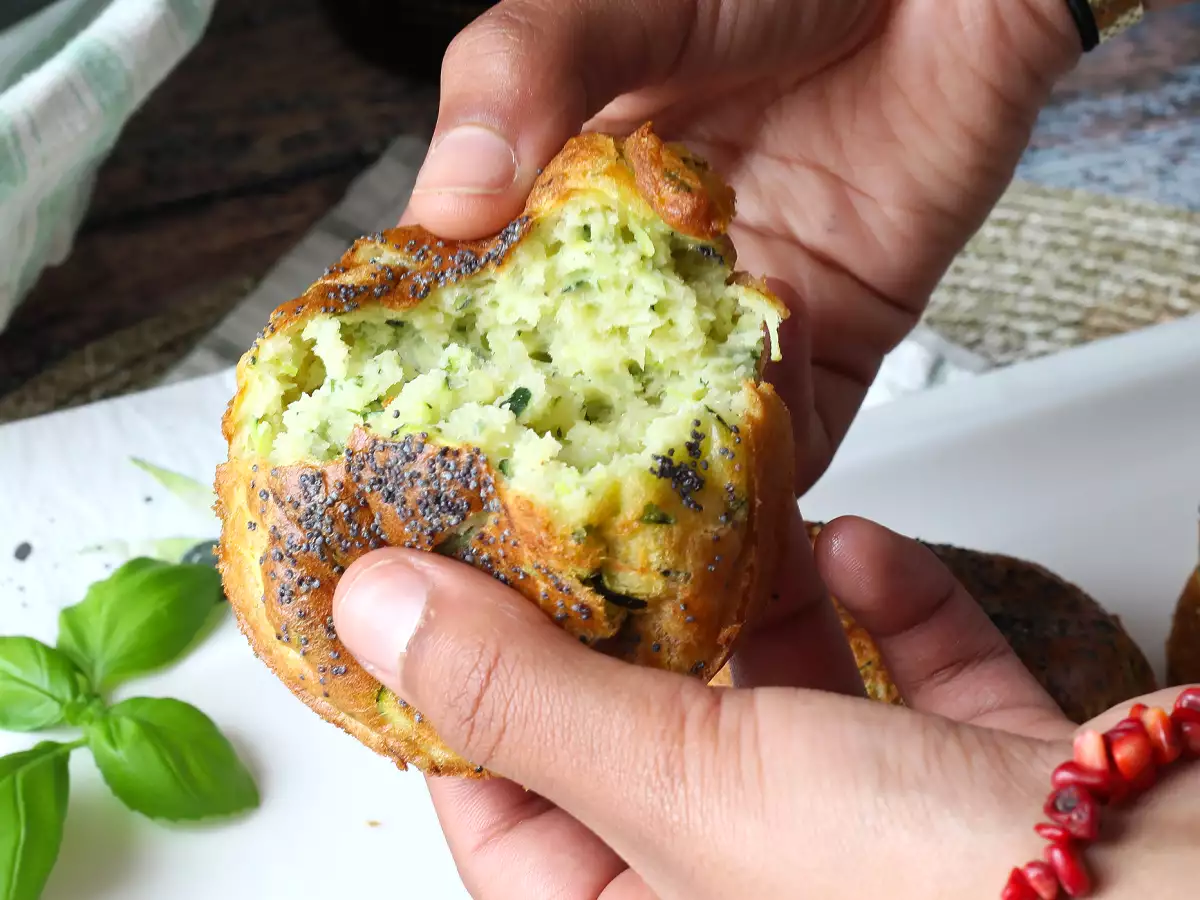 Zucchinimuffins aus der Heißluftfritteuse: das leichte und fluffige Rezept - foto 2