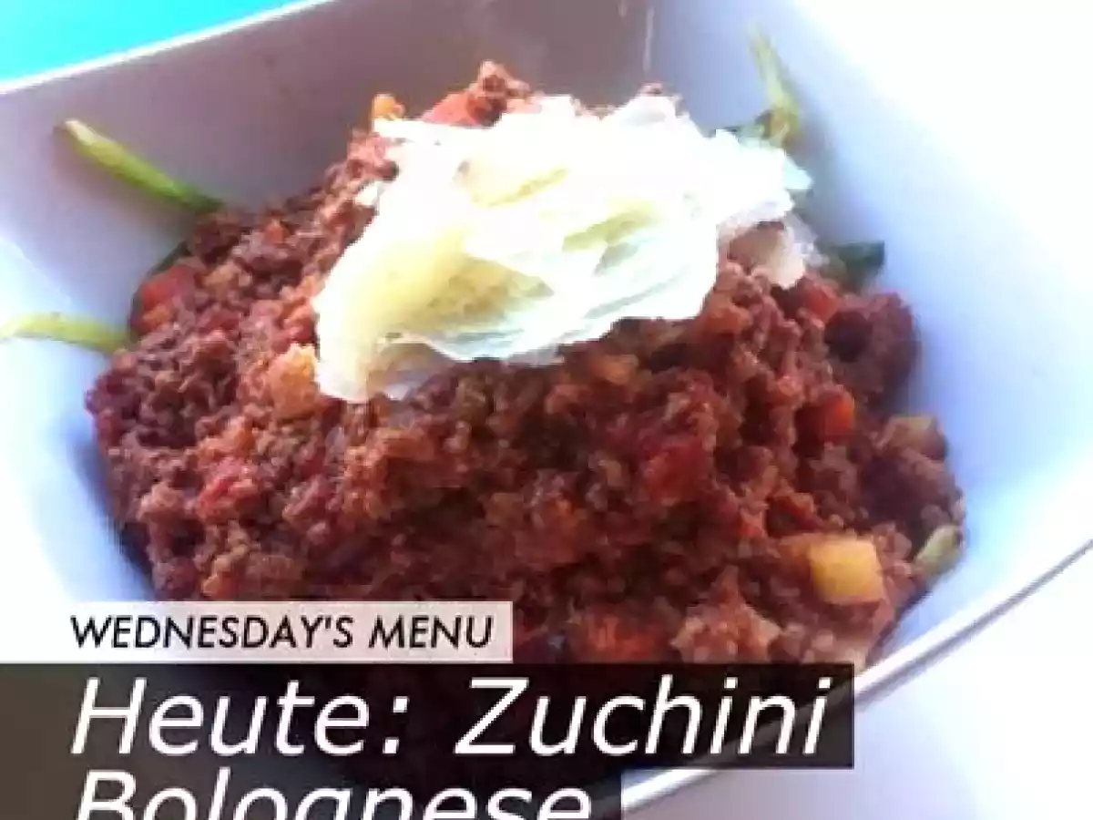 Zucchinispirelli Bolognese