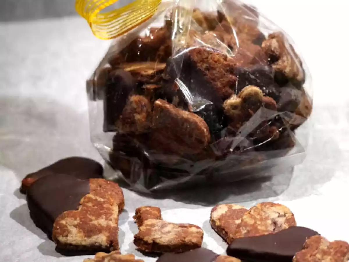 Zuckerfreie marmorierte Schokoladen-Kekse (V)