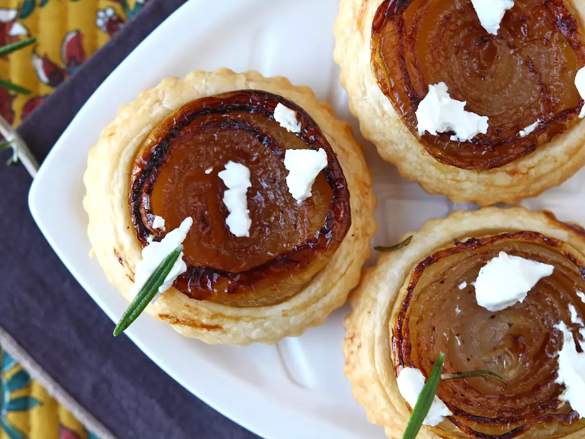 Zwiebel-Tatin-Törtchen - foto 5